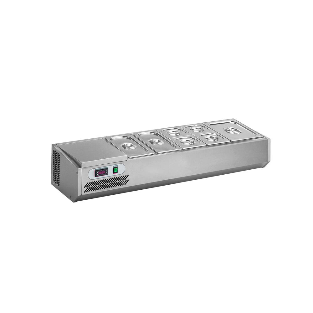 Refrigerated display Metos VPZ11-24AS cooling unit on the left