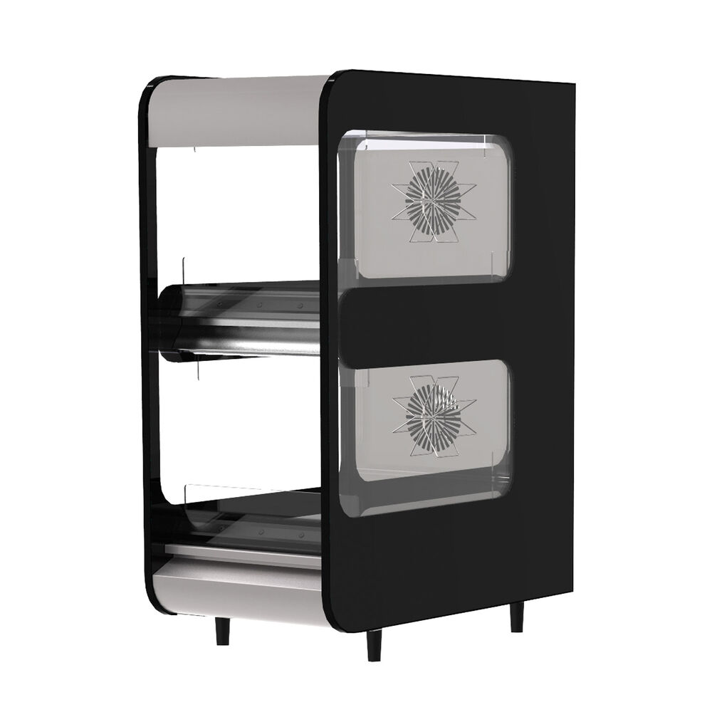 Varmt display Metos Flexeserve Zone 400/2 Tier, firkantet