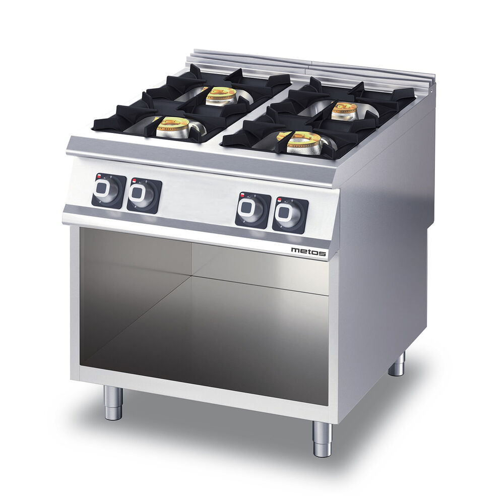 Gass koketopp Metos Diamante D74/25CG med åpent stativ, 18,2kW