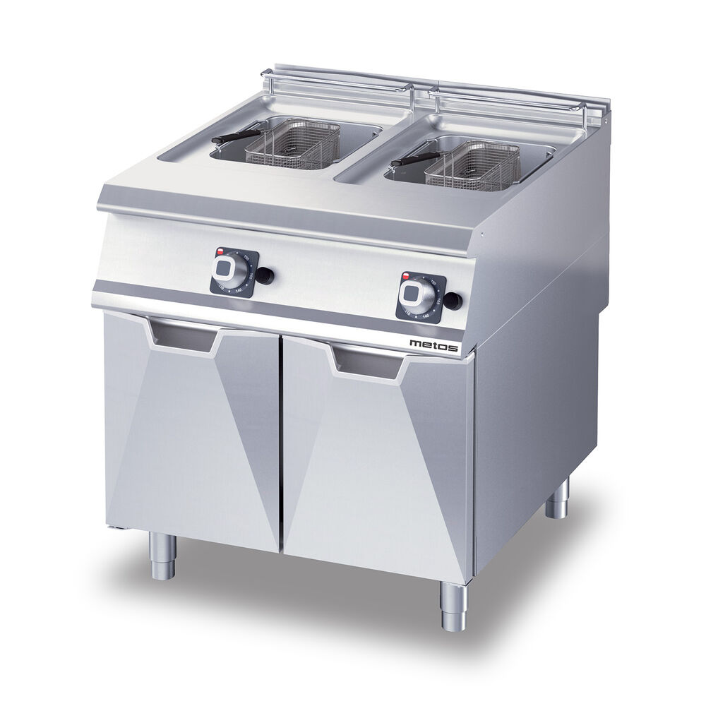 Gass frityr Metos Diamante D7415/25FRG med to 15 liters basseng, 26kW