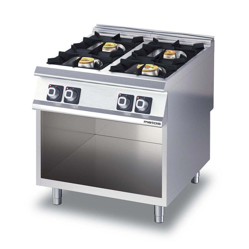 Gas range Metos Diamante D94/25CG with open cupboard
