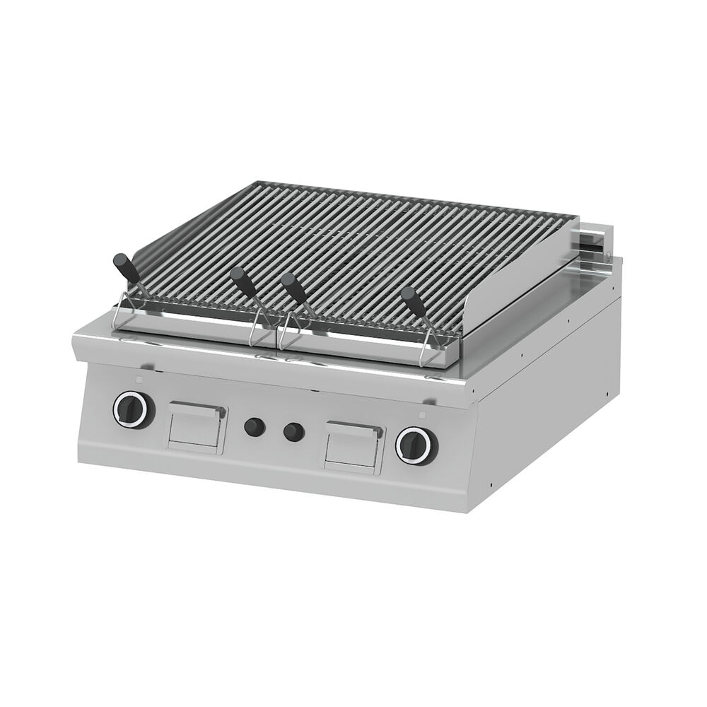 Gas lava sten grill Metos S8GLG/80 II