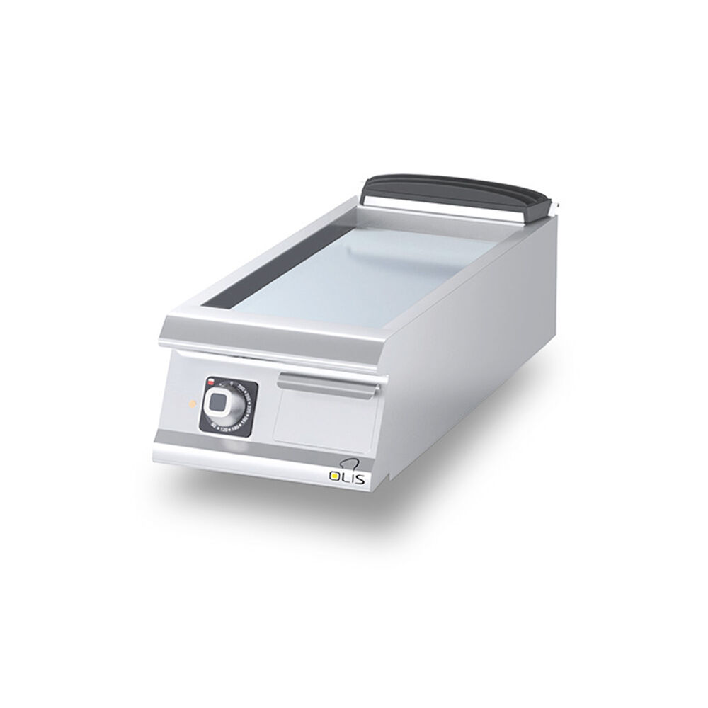 Flattgrill slett krom Metos Diamante D92/10TFTEC bordmodell 230V/3NPE/50Hz