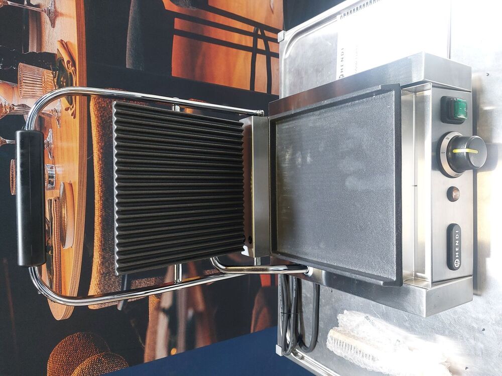 Panini grill Metos 220x230 mm smooth/ribbed, singel