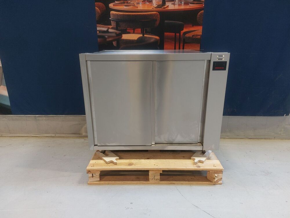 Heated counter W00-NLU-100/60/90 w/sliding doors OUTLET